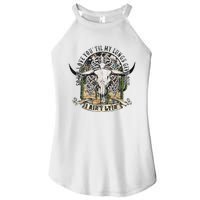 So I'll Love You Till My Lungs Give Out I Ain't Lyin Western Women's Perfect Tri Rocker Tank