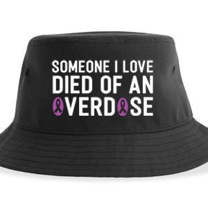 Someone I Love Died Of An Overdose End Addiction Awareness Sustainable Bucket Hat