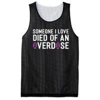 Someone I Love Died Of An Overdose End Addiction Awareness Mesh Reversible Basketball Jersey Tank