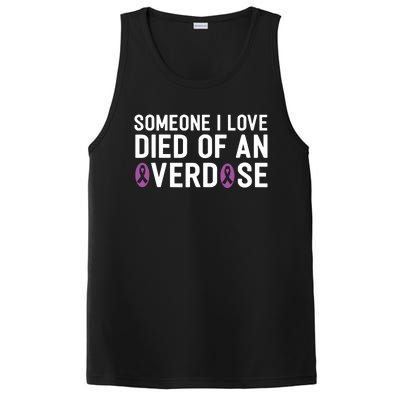 Someone I Love Died Of An Overdose End Addiction Awareness PosiCharge Competitor Tank