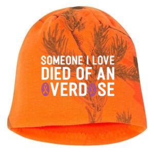 Someone I Love Died Of An Overdose End Addiction Awareness Kati - Camo Knit Beanie