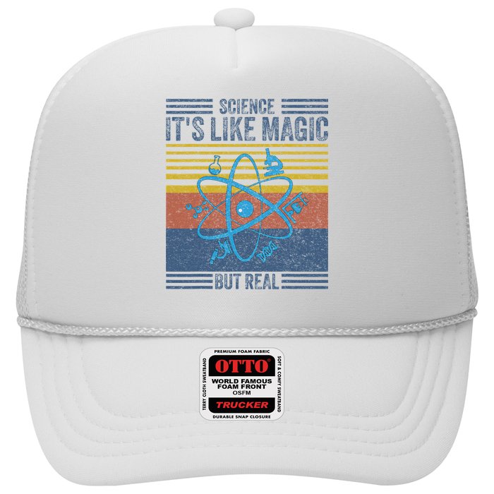 Science It's Like Magic But Real Science Teacher Geek Nerd Trucker Hat