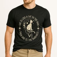 She Is Like A Cat In The Dark Then She Is The Darkness Cooling Performance Crew T-Shirt