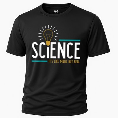 Science Its Like Magic But Real Science H Cooling Performance Crew T-Shirt