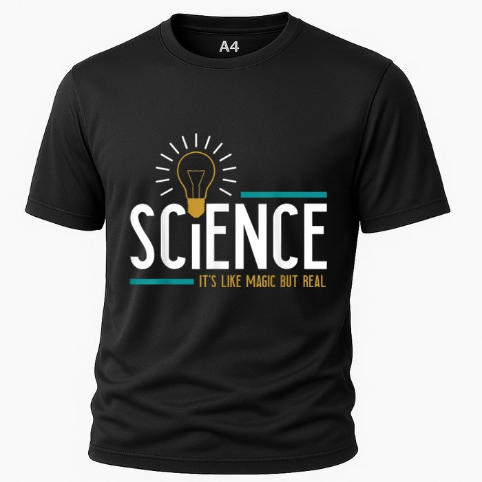 Science Its Like Magic But Real Science H Cooling Performance Crew T-Shirt