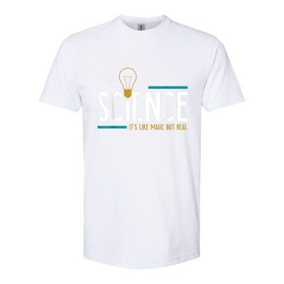 Science Its Like Magic But Real Science H Softstyle® CVC T-Shirt