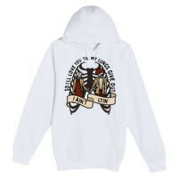 so ill love you till my lungs give out i aint lyin western Premium Pullover Hoodie