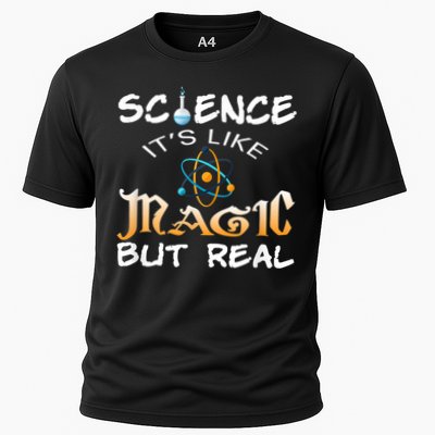 Science Its Like Magic But Real Pun Funny Magical Cooling Performance Crew T-Shirt