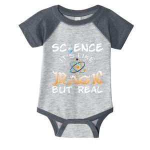 Science Its Like Magic But Real Pun Funny Magical Infant Baby Jersey Bodysuit