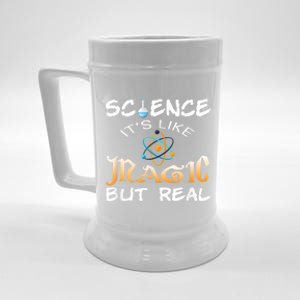 Science Its Like Magic But Real Pun Funny Magical Beer Stein