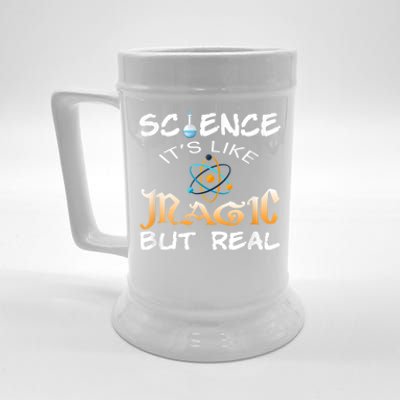 Science Its Like Magic But Real Pun Funny Magical Beer Stein