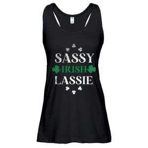 Sassy Irish Lassie St. Patrick's Day Cute Saint Patty's Ladies Essential Flowy Tank