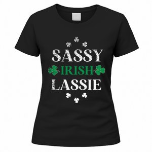 Sassy Irish Lassie St. Patrick's Day Cute Saint Patty's Women's T-Shirt