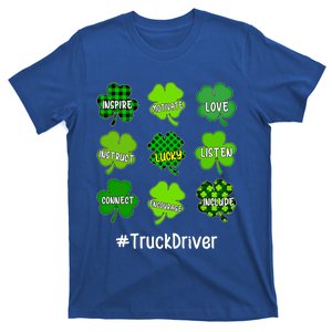 Shamrock Inspire Love Lucky Truck Driver St Patricks Day Cute Gift T-Shirt