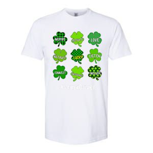 Shamrock Inspire Love Lucky Truck Driver St Patricks Day Cute Gift Softstyle CVC T-Shirt