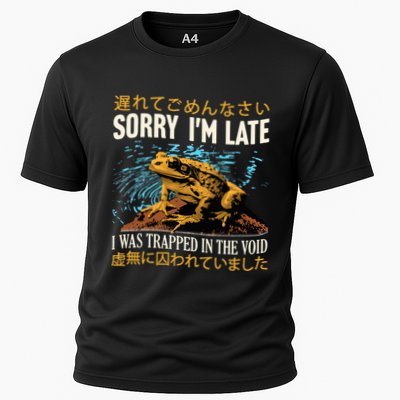 Sorry IM Late I Was Trapped In The Void Frog Japanese Performance Shirt