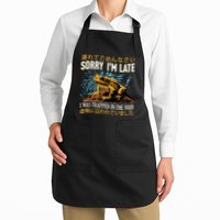 Sorry IM Late I Was Trapped In The Void Frog Japanese Apron