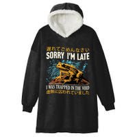 Sorry IM Late I Was Trapped In The Void Frog Japanese Hooded Wearable Blanket