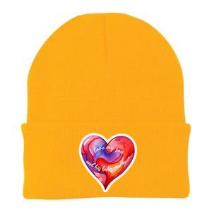 Sweet I Love My Son And His Baby Mama Mom Dad Rents Knit Cap Winter Beanie