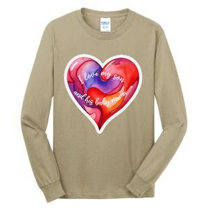 Sweet I Love My Son And His Baby Mama Mom Dad Rents Tall Long Sleeve T-Shirt