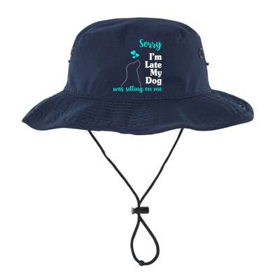 Sorry I'm Late My Dog Was Sitting On Me Bucket Hat