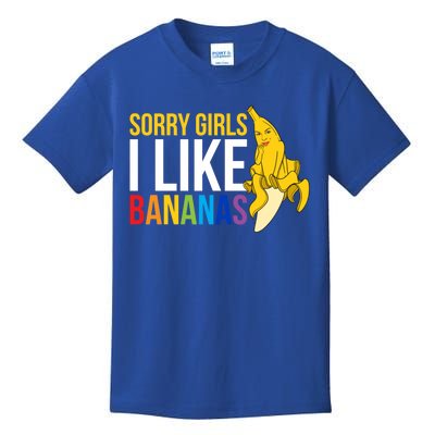 Sorry I Like Bananas Gift Kids T-Shirt