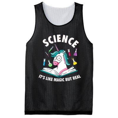 Science Is Like Magic But Real Unicorn Mesh Reversible Basketball Jersey Tank