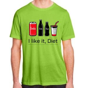 Soda I Like It Diet Essentials Morning Beverage Love Adult ChromaSoft Performance T-Shirt