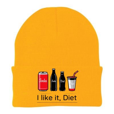 Soda I Like It Diet Essentials Morning Beverage Love Knit Cap Winter Beanie