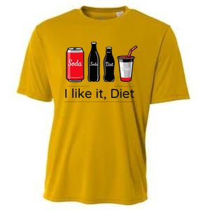 Soda I Like It Diet Essentials Morning Beverage Love Cooling Performance Crew T-Shirt