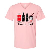 Soda I Like It Diet Essentials Morning Beverage Love V-Neck T-Shirt