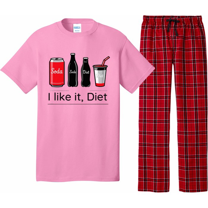 Soda I Like It Diet Essentials Morning Beverage Love Pajama Set