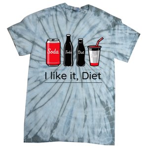 Soda I Like It Diet Essentials Morning Beverage Love Tie-Dye T-Shirt