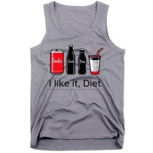 Soda I Like It Diet Essentials Morning Beverage Love Tank Top