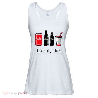 Soda I Like It Diet Essentials Morning Beverage Love Ladies Essential Flowy Tank