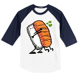 Sushi In Love Artwork Sushi Lover Great Gift Baseball Sleeve Shirt