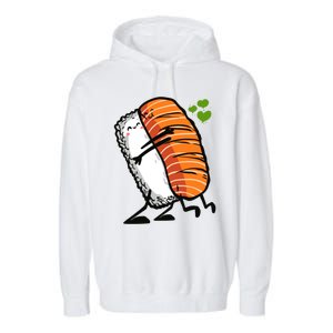 Sushi In Love Artwork Sushi Lover Great Gift Garment-Dyed Fleece Hoodie