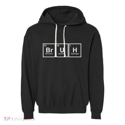 Science Is Lit Science Bruh Adult Black Short Sleeve Medium 6 Garment-Dyed Fleece Hoodie