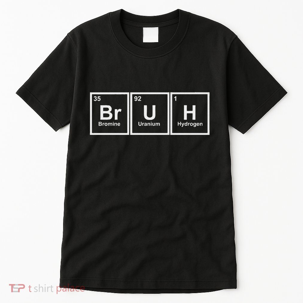 Science Is Lit Science Bruh Adult Black Short Sleeve Medium 6 Tall T-Shirt