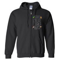 Sorry IM Late I Saw A Bird Cute Bird Lover Birding Full Zip Hoodie