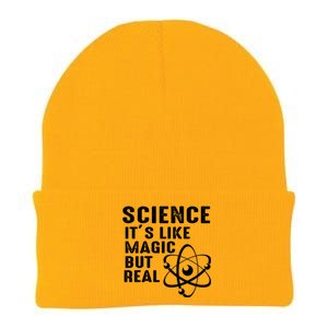 Science Its Like Magic But Real Knit Cap Winter Beanie