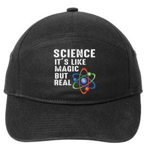 Science Its Like Magic But Real 7-Panel Snapback Hat