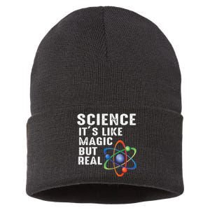 Science Its Like Magic But Real Sustainable Knit Beanie