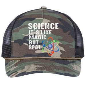 Science Its Like Magic But Real Retro Rope Trucker Hat Cap