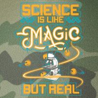 Science Is Like Magic But Real Funny Science Legacy Tie Dye Trucker Hat