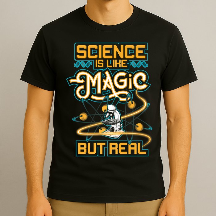 Science Is Like Magic But Real Funny Science T-Shirt