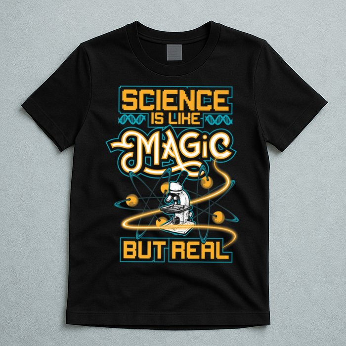 Science Is Like Magic But Real Funny Science T-Shirt