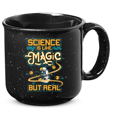 Science Is Like Magic But Real Funny Science 15oz Campfire Ceramic Mug