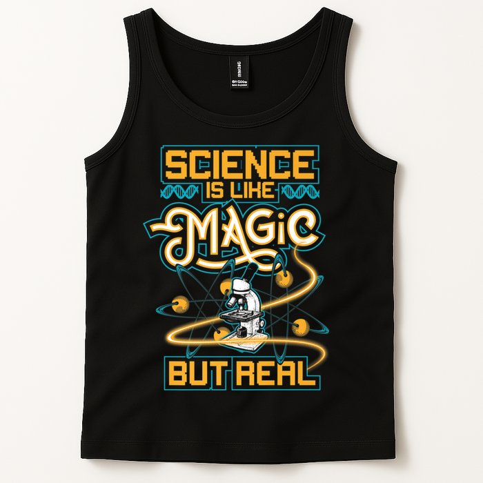 Science Is Like Magic But Real Funny Science Tank Top