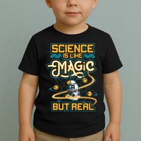 Science Is Like Magic But Real Funny Science Toddler T-Shirt